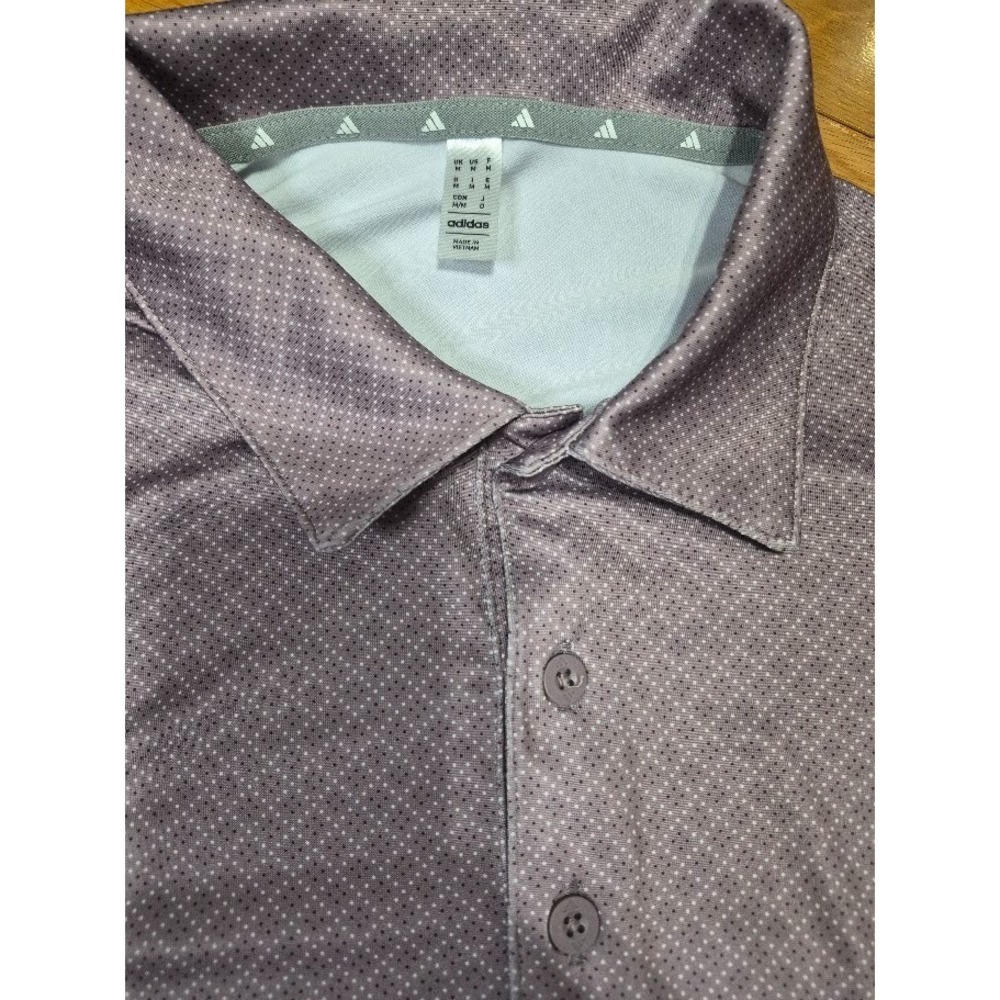 Adidas Mens Polo M Prelov-Fig Soft Purple Golf Shirt New